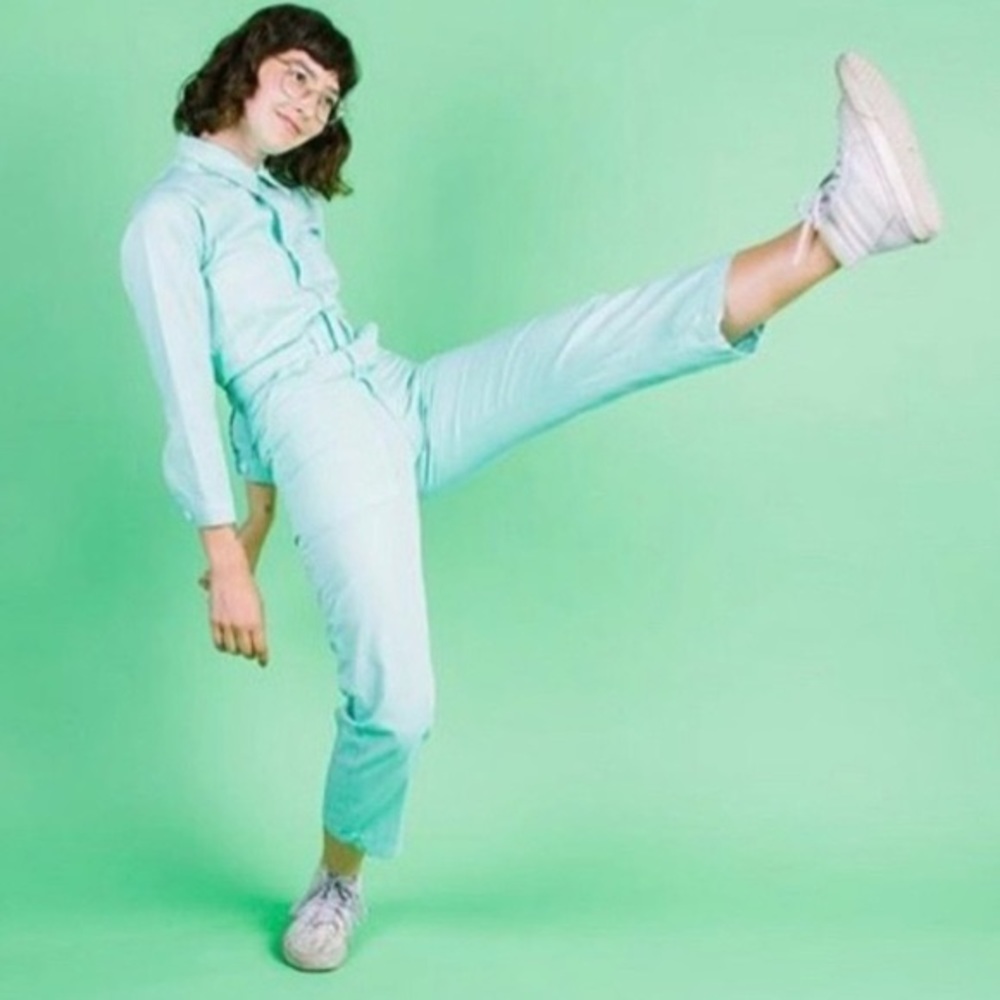 Big Bud Press long sleeve mint jumpsuit